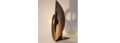 OBLIQUUS CONVEXUS Escultura en acero oxido 2007    44x16x19,5 cm